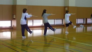 『踊る』プログラムの練習の一幕（２）